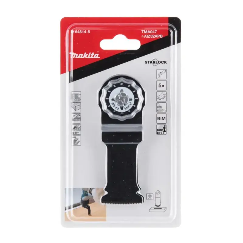 Makita Multicut 32mm Aiz32apb - 5 stk. BiM klinger