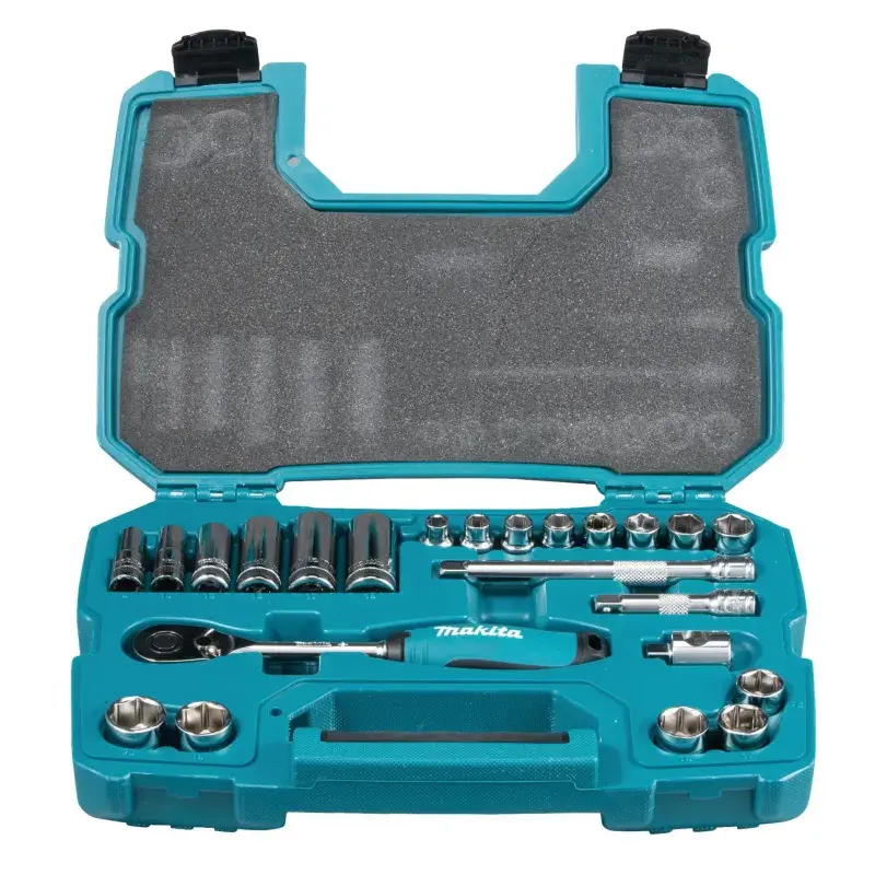 Makita 3/8" Topnøglesæt med 23 Dele - B-65573