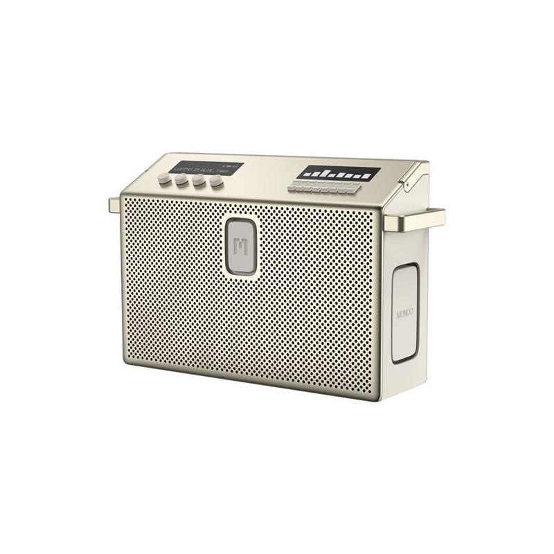 Mondo BT Højttaler Large - Sølv/Greige Bluetooth Musikoplevelse