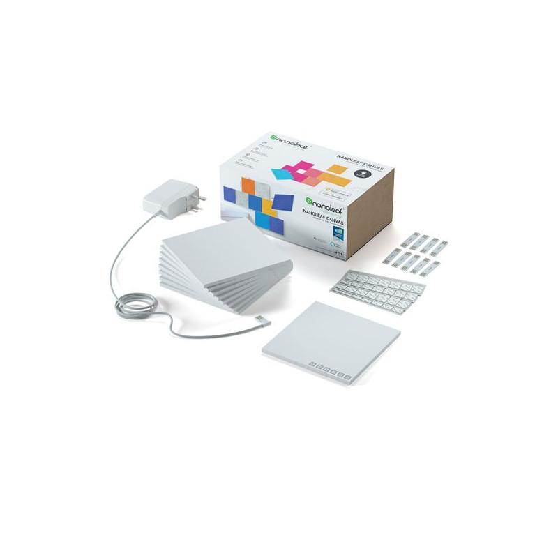Nanoleaf Canvas Startpakke 9PK - Smart Belysning Tilbud