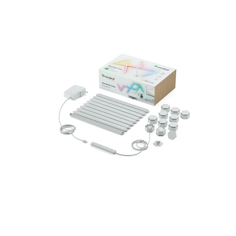 Nanoleaf Lines Starter Kit 9PK - Smart Belysning Tilbud