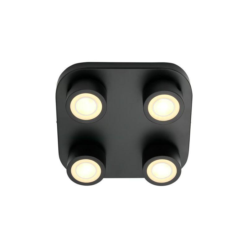 Nordlux Clyde 4-Spot Loftlampe - Elegant Sort Design