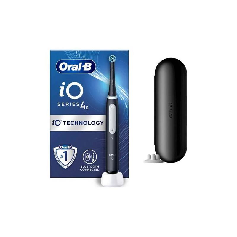 Oral-B iO4s El-tandbørste - Sort med Fantastisk Rengøring
