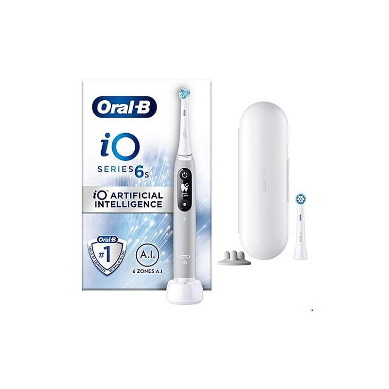 Oral-B iO6S Grey Opal El-tandbørste – Professionel Rengøring