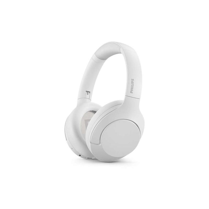 Philips TAH8506WT - Hvide trådløse hovedtelefoner med støjreduktion