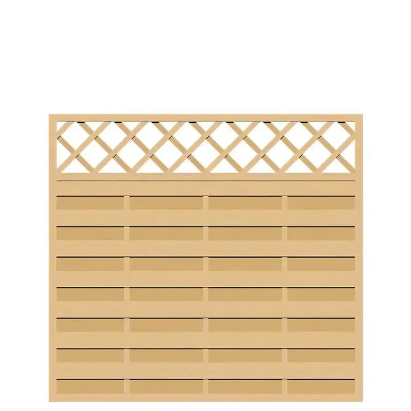 Plus Bergen hegn med espalier - 180x165 cm, trykimprægneret
