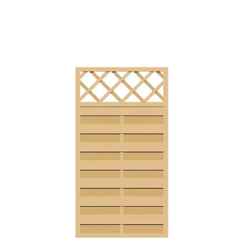 Plus Bergen hegn med espalier - 90x165 cm, trykimprægneret