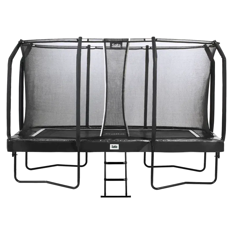 Salta First Class rektangulær trampolin 427x244 cm med net og stige