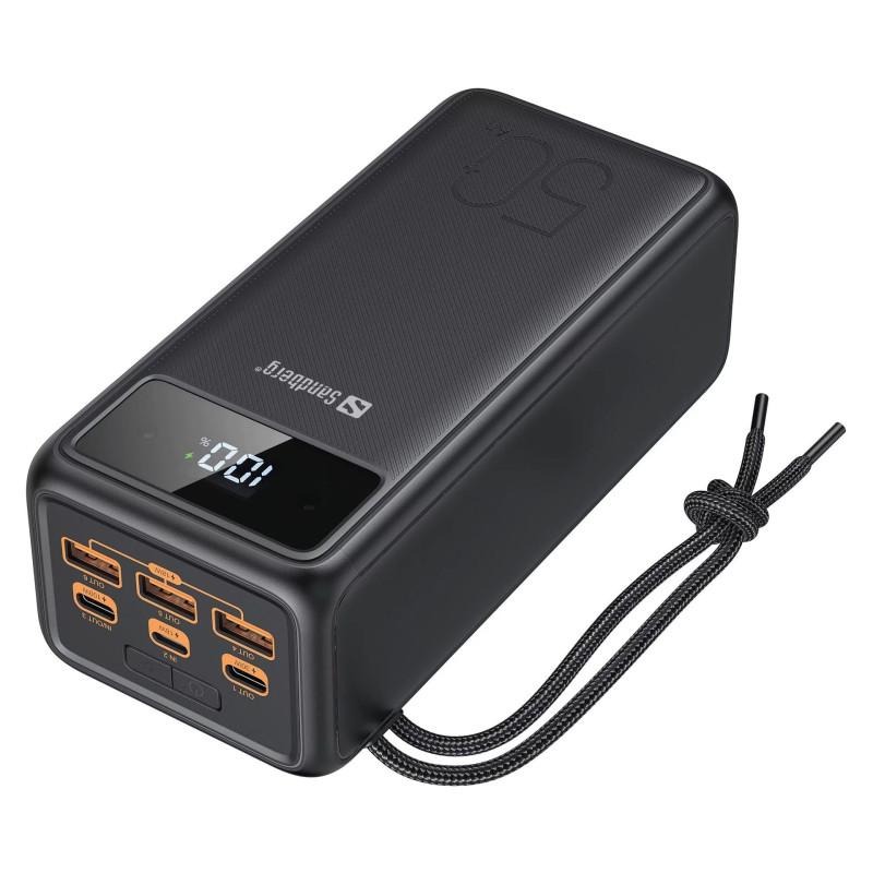 Sandberg Powerbank USB-C PD 130W 50000 – Effektiv oplader!