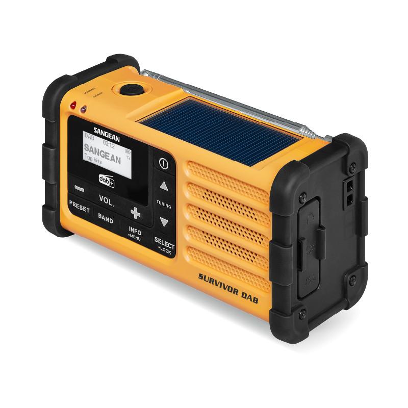 Sangean MMR88 DAB Radio med solenergi og håndsving