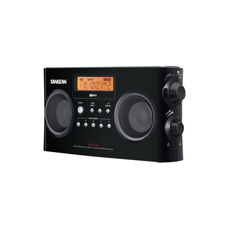 Sangean PRD5 Stereo Radio - Sort