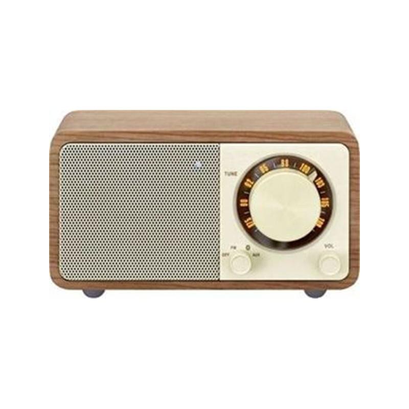 Sangean WR7 Bluetooth Radio i Valnødde-finish