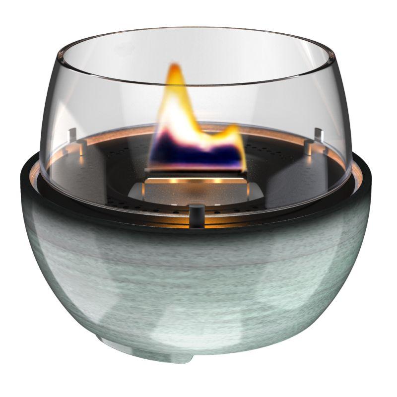 Tenderflame Tulip 14 Grøn Reactive Porcelain - Bordmodel