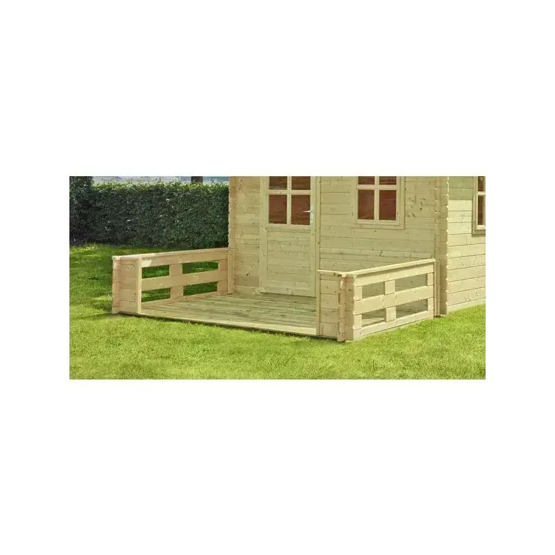 Terrasse til Anneks- og Multihytte 6,5/5,6 m² - Byg Selv!