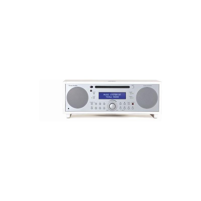 Tivoli Audio Music System BT - Kompakt Hifi System i Hvid/Sølv