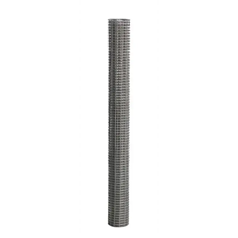 Volierenet i galvaniseret stål - 12,5 x 12,5 mm, 25 m