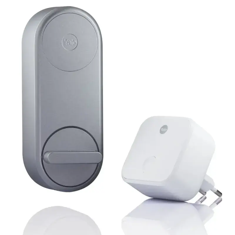 Yale Linus Smart Lås + Yale Connect Sølv, Scan