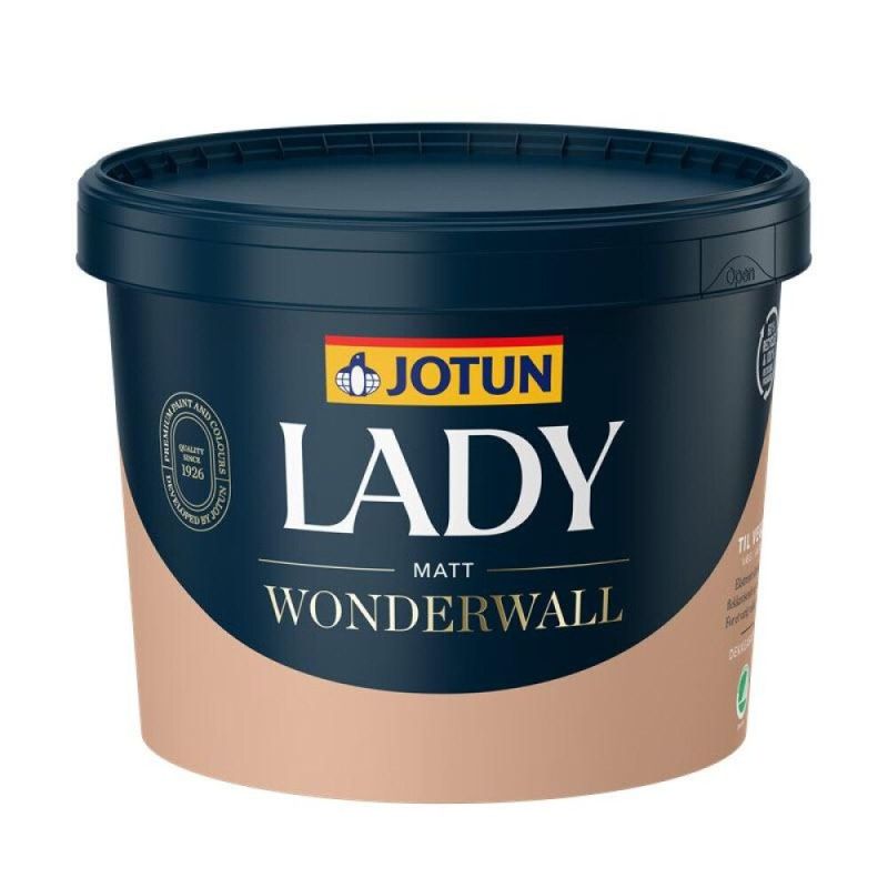 Lady Wonderwall Hvid-Base 9lt - Holdbar Vægmaling