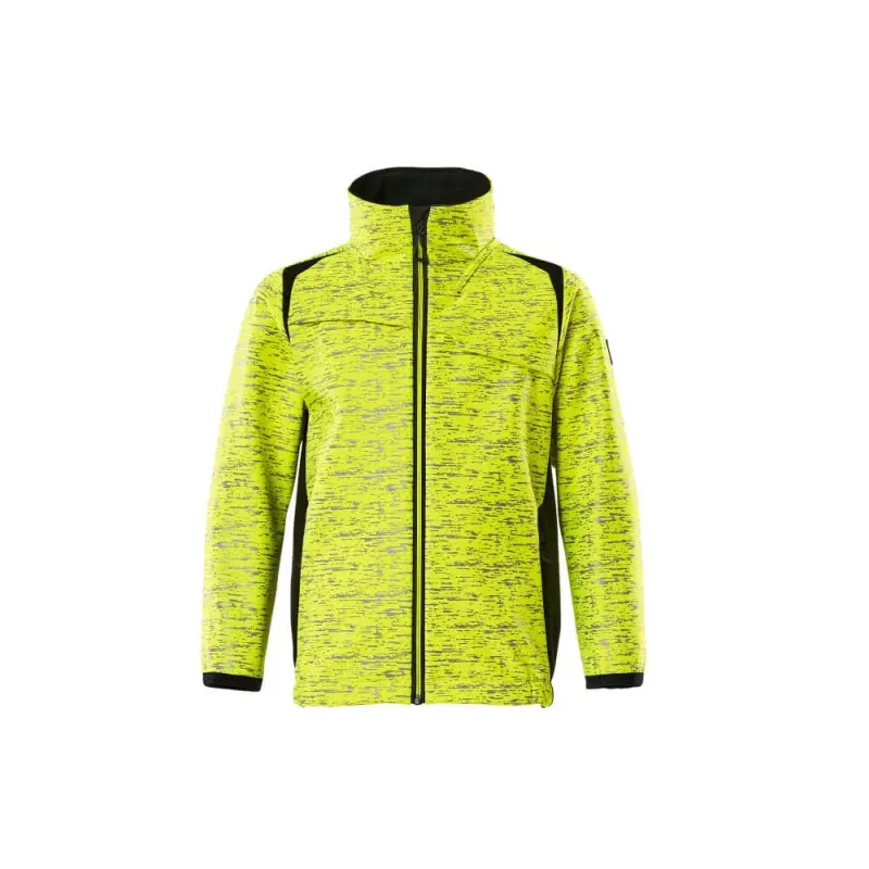 Mascot  Accelerate Safe Softshell til børn 19902-291 Børn - Hi-Vis Gul-Sort