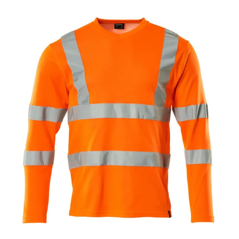 Mascot Safe Classic Langærmet T-shirt med Reflekser