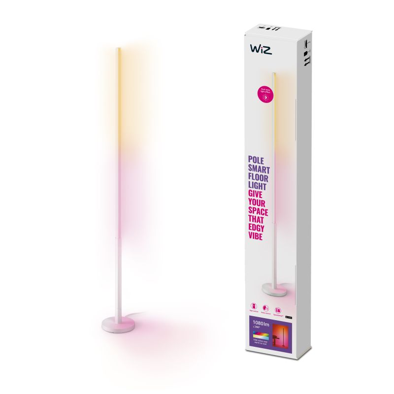 WiZ Pole Gulvlampe med Farverig Belysning