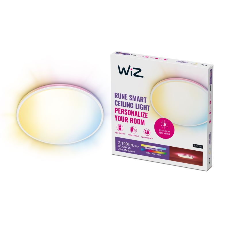 WiZ Rune LED-loftlampe 21W - Justerbar hvid og farver