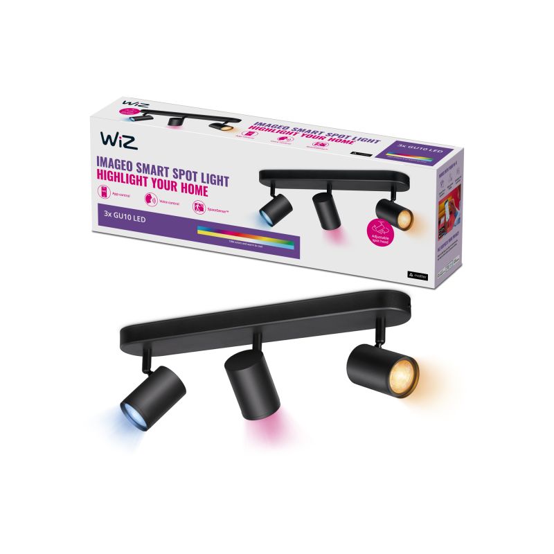 WiZ Spots 3x5W B 22-65K RGB - Perfekt belysning til hjemmet