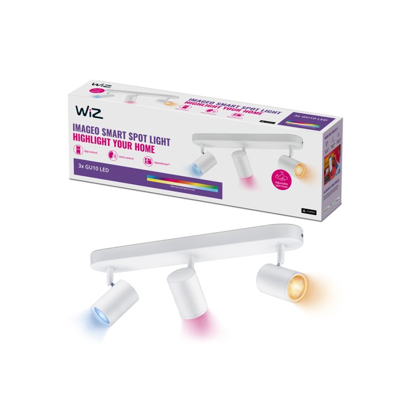 WiZ Spots 3x5W W 22-65K RGB - Perfekt Belysning til Dit Hjem