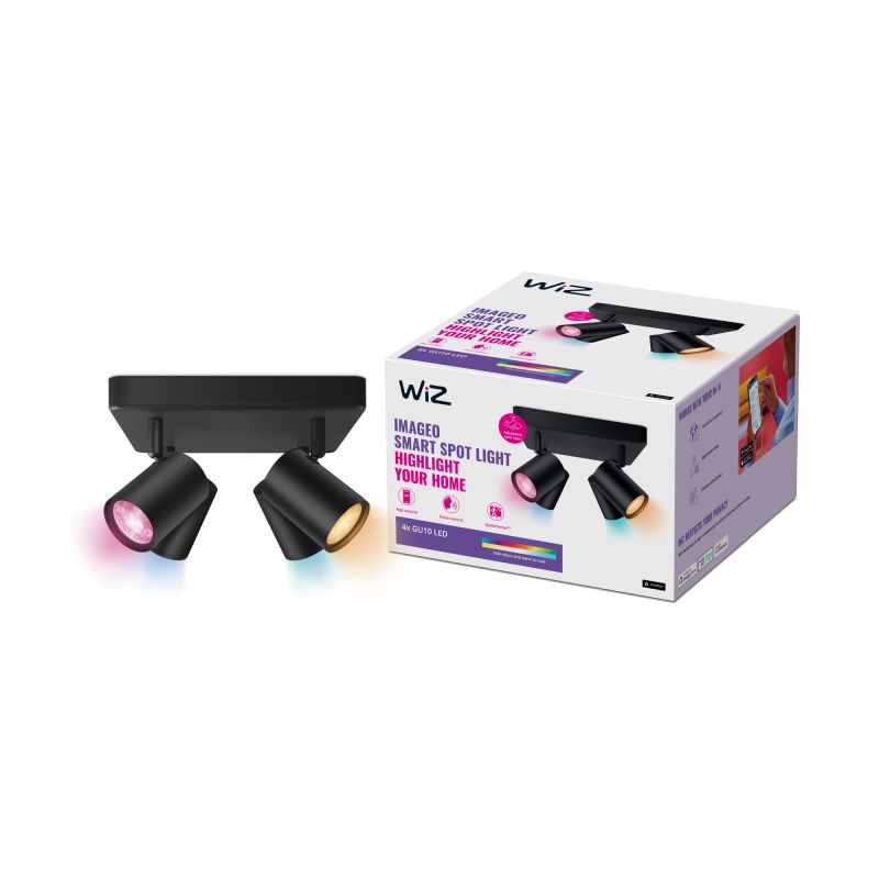 WiZ Spots 4x5W B 22-65K RGB - Moderne belysning til hjemmet
