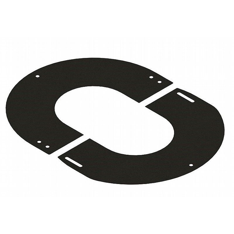 Schiedel pms loftkrave 39-50Â° 2-delt - ø250 - sort