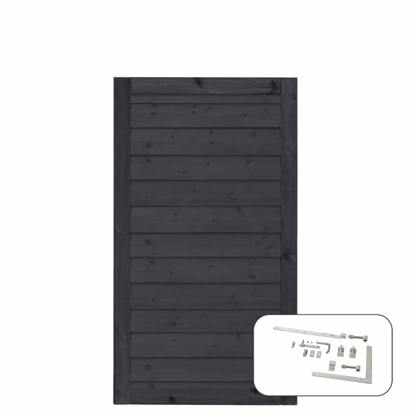 Plus Klink Enkeltlåge inkl. beslag - 100Ã163 cm - PEFC - 277840-15