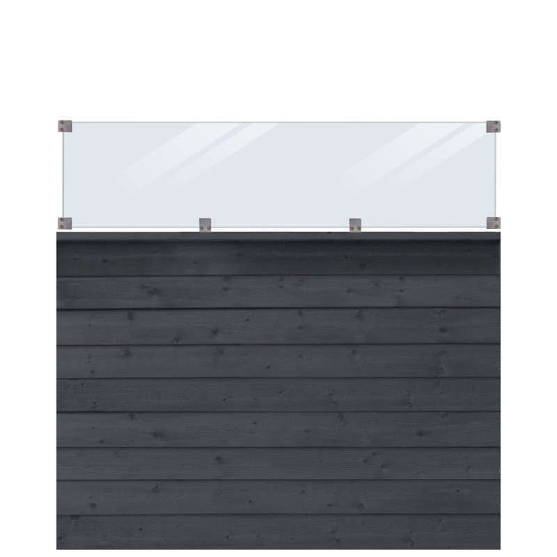 Plus Klink Profilhegn m/glas - 174Ã163 cm - PEFC - 27799-15