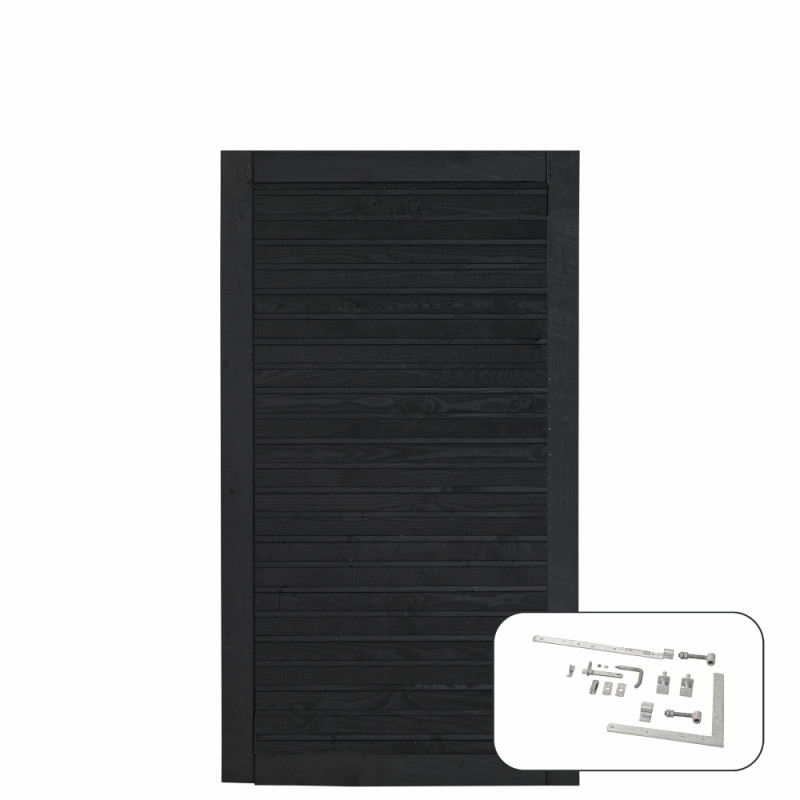 Plus Plank enkeltlåge inkl. beslag - 100Ã163 cm - PEFC - 277640-15