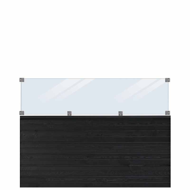 Plus Plank Profilhegn m/glas - 174Ã125 cm - PEFC - 27778-15