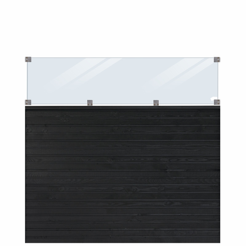 Plus Plank Profilhegn m/glas - 174Ã163 cm - PEFC - 27779-15