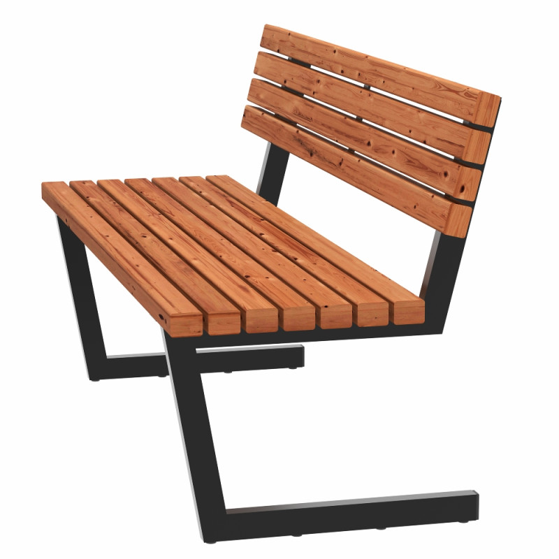 Plus Relax bænk - 150 cm - ThermoWoodÂ® - 19670-4