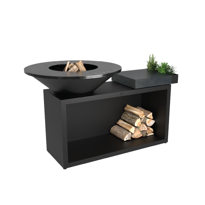 OFYR Grill Island Black 100 Ceramic Dark Grey