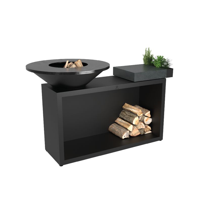 OFYR Grill Island Black 85 Ceramic Dark Grey