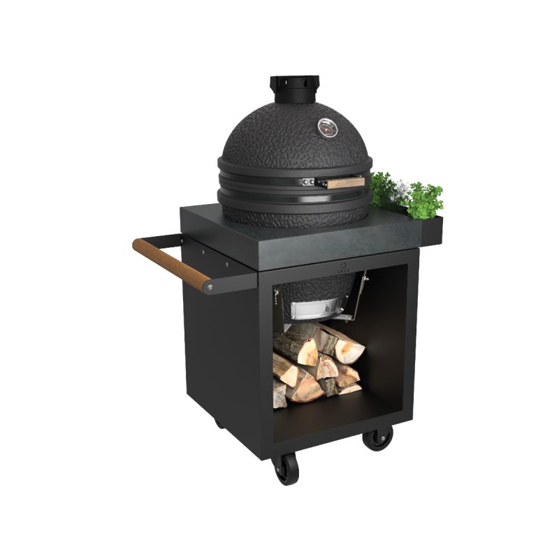 OFYR Kamado Table Black 65 PRO Concrete TB