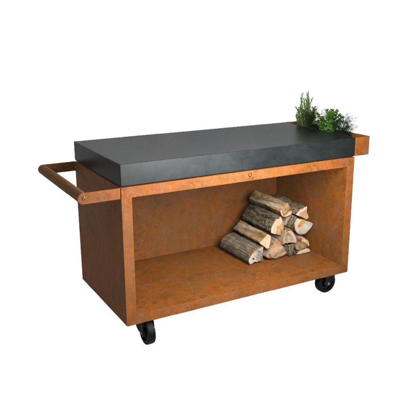 OFYR Mise en Place Bord Corten 135 PRO | Ceramic Dark Grey