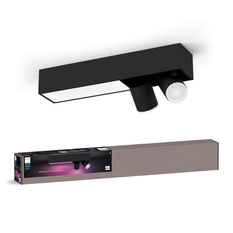 Philips Hue Centris Hue 2-spot sort special form V2 - Spot - White Color Ambience