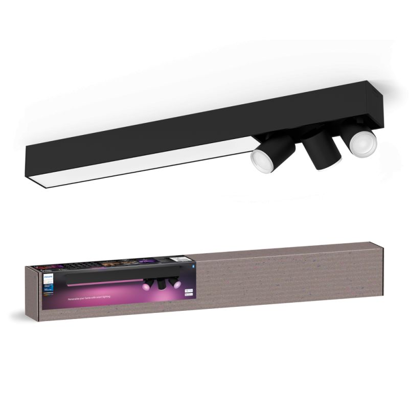 Philips Hue Centris Hue 3-spot sort special form V2 - Spot - White Color Ambience