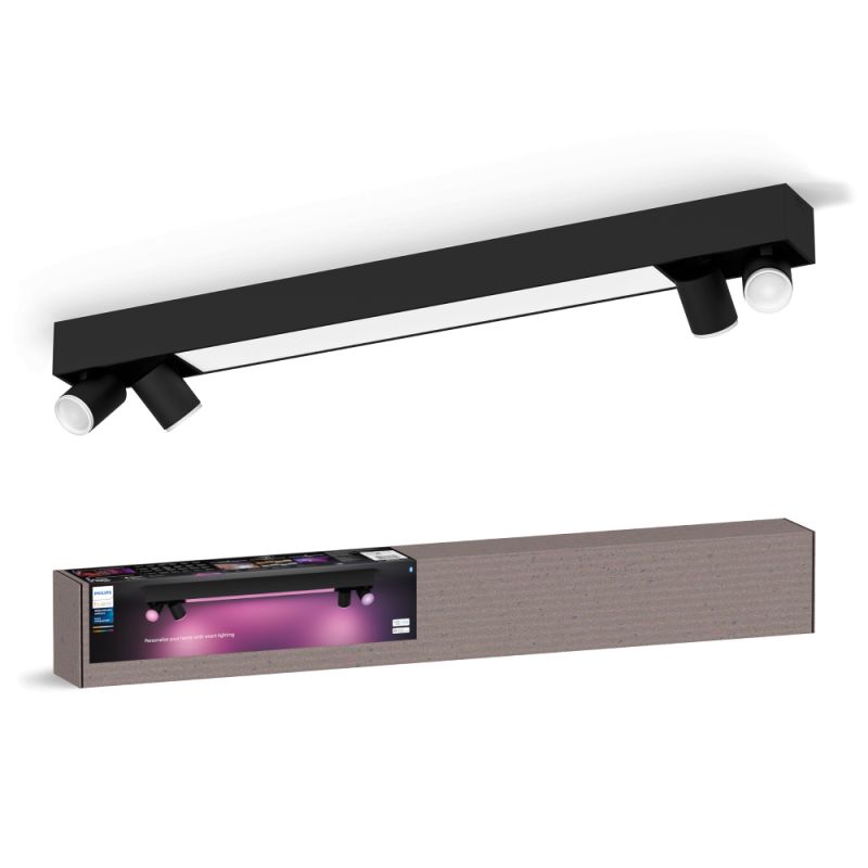Philips Hue Centris Hue 4-spot sort special form V2 - Spot - White Color Ambience
