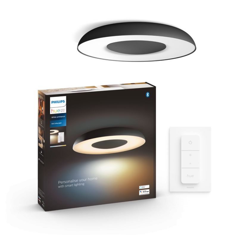 Philips Hue Still Hue loftlampe Lampe sort - Loftlampe - White ambiance
