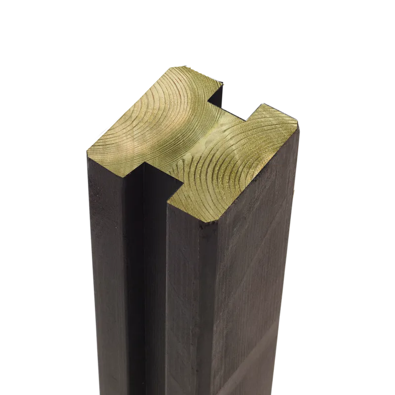 Plus Omlimet profilstolpe m/2 spor 9Ã9Ã188 cm - 17742-15