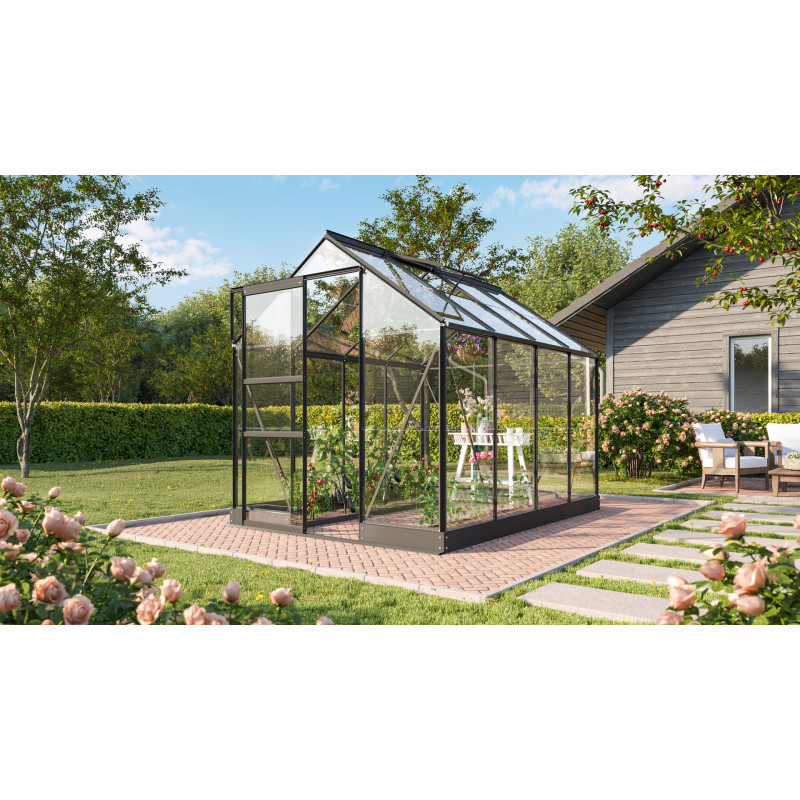 Vitavia Apollo 5000 Sort 3mm Delt Glas M/sokkel