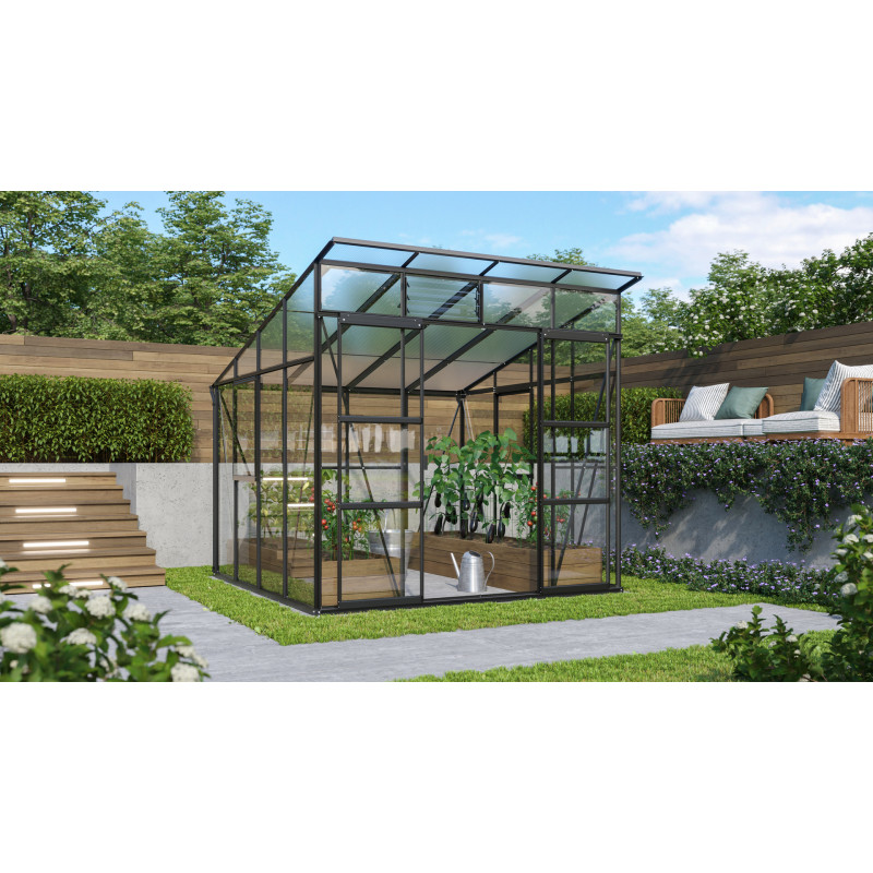 Vitavia Freya 7600 Sort 3mm Hærdet Glas /6mm Polytag