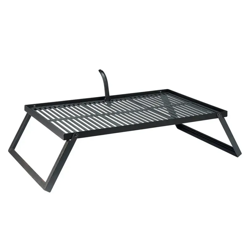 Bon-fire Bålgrill m. riste i støbejern/foldb. ben