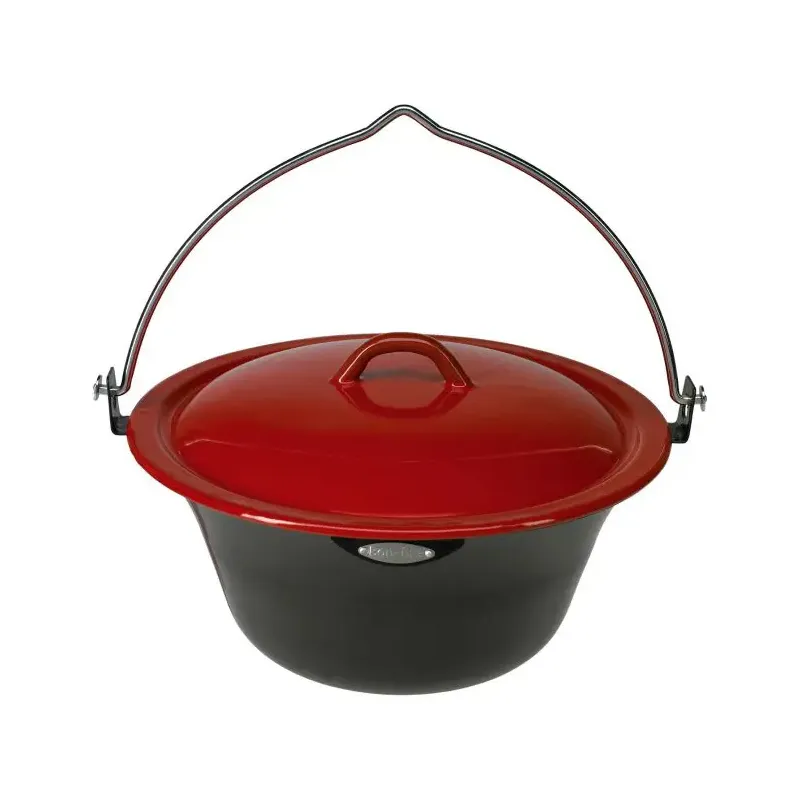 Bon-fire gryde 15 L, sort emalje