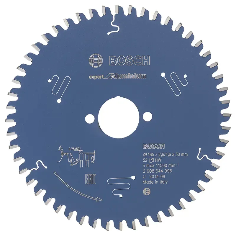 Bosch Rundsavsklinge 165x30x2.6mm 52t Exp Alu - 2608644096